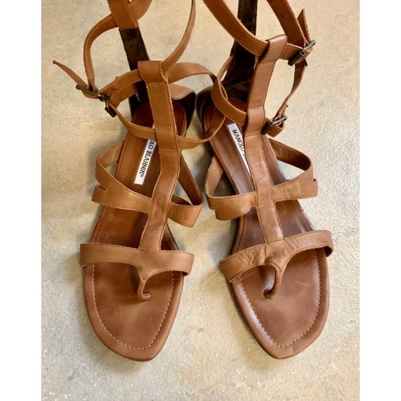 MANOLO BLAHNIK Eliza Caged Sandals - Picture 4 of 7